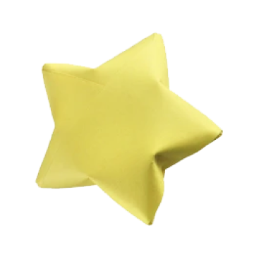 Yellow paper star